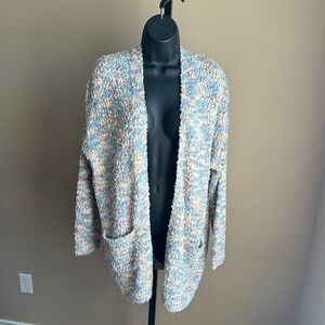 Jessica Simpson Pastel Multi-color Knit Cardigan